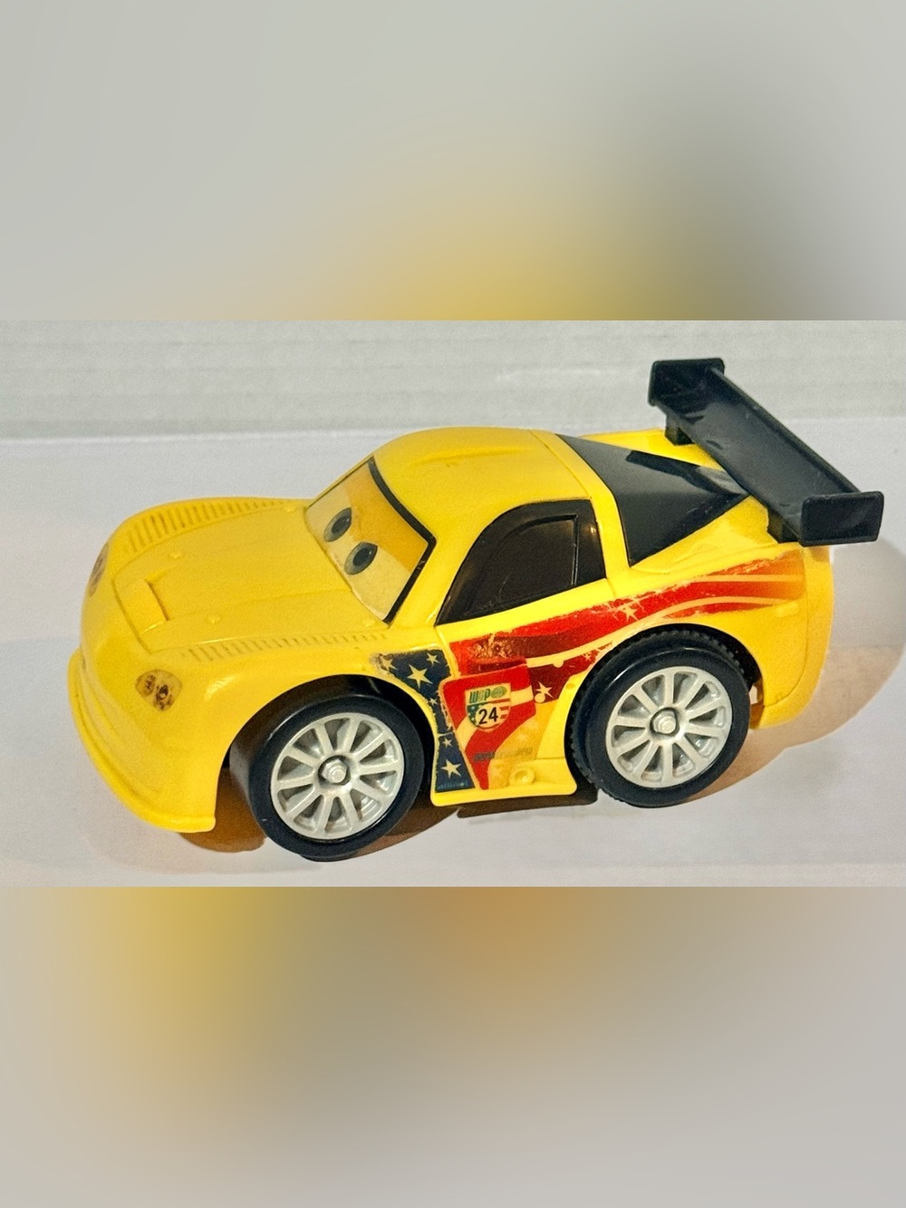 Disney Pixar Cars Jeff Gorbette RC Corvette CAR ONLY ⭐️⭐️Pre-Used Good⭐️⭐️ - Picture 3 of 6